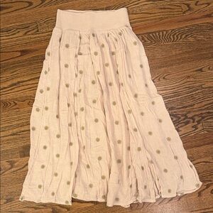 Free People Gauze Pale Pink Skirt Cover Up Size Small